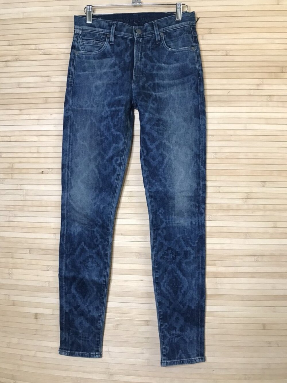 NWT Citizens Of Humanity Kilim Rocket print High Rise Skinny Size 27